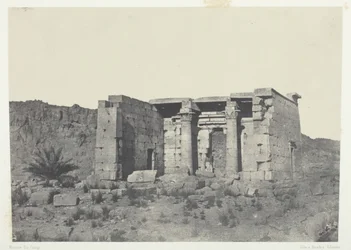 Tempel van Tafeh Ancienne Taphis, Nubië, 1849-1851, gedrukt 1852
