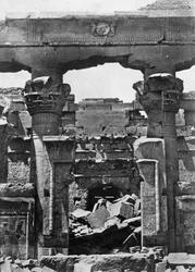 Tempelruïnes, Egypte, 1852