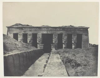 Algemeen Uitzicht, Grote Tempel van Dendera (Teutyres), Opper-Egypte