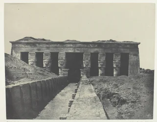 Vue Générale, Grand Temple de Dendérah Teutyres, Opper-Egypte