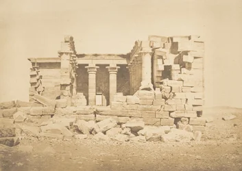 Vue du Temple de Maharakka Hiéra-Sycaminos, 5 april 1850