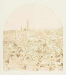 Vue générale du Kaire, prise de la Mosquée Tegloun, december 1849-januari 1850