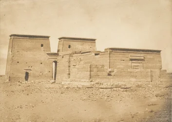 Algemeen uitzicht op de Tempel van Dakkeh Pselcis, genomen vanuit het noorden