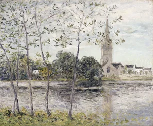 Bij de vijver in Rosporden, Finistère