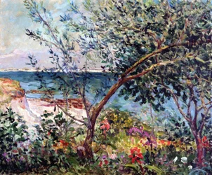 De tuin van de kunstenaar in Bretagne