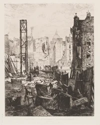 Sloop voor de Opening van Boulevard St. Germain, 1862