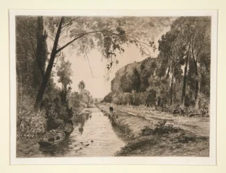 Het kanaal bij Pont-Sainte-Maxence