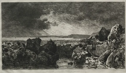 Les roches noires près Trouville