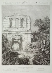 Ruïnes van het Gallienpaleis in Bordeaux