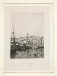 St. Peter-Port, Guernsey, pl. 1 uit de suite Chez Victor Hugo (Victor Hugo