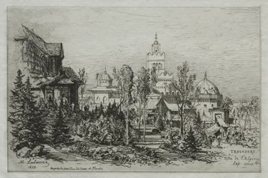 Het Algerijnse paleis bij het Trocadero