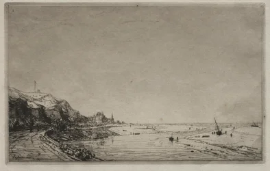 Uitzicht vanaf Port du Dives (Calvados)