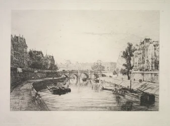 Uitzicht vanaf de St. Michel Brug