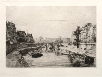Vue prise du Pont S. Michel