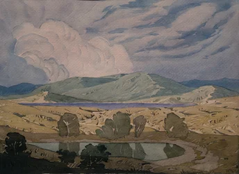 Een wolk boven de baai. Koktebel, 1925