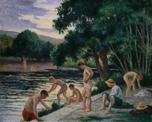Baden aan de oevers van de Cure