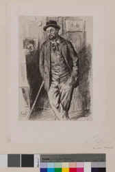 [Portret van een man ten voeten uit - M. aux Marmions?]