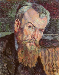 Portret van Henri Edmond Cross (1856-1910) 1898 (detail)