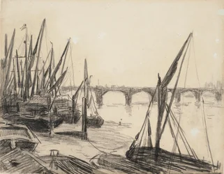 De Theems bij Vauxhall Bridge