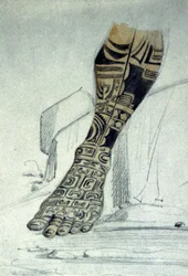 Maori-voettatoeage