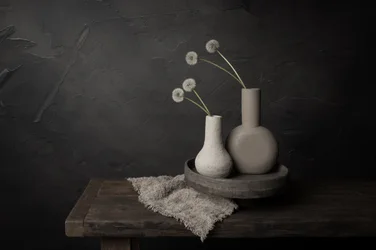Minimalistische bloemenvazen