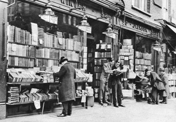 Een boekwinkel in Charing Cross Road, Londen