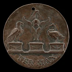 Cherub, Zwaan en Adelaar [achterkant], ca. 1513