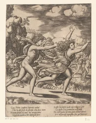 Apollo achtervolgt Daphne