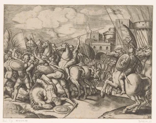 Overwinning van Scipio op koning Syphax