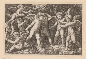 Spelende putti