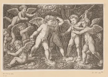 Spelende putti
