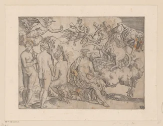Venus met Amor en Jupiter met Ganymedes
