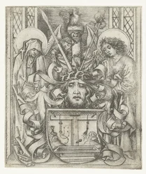 Wapenschild met de Arma Christi