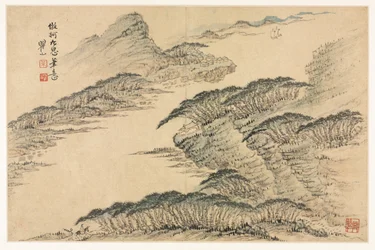 Landschappen in Verschillende Stijlen naar Oude Meesters, 1690