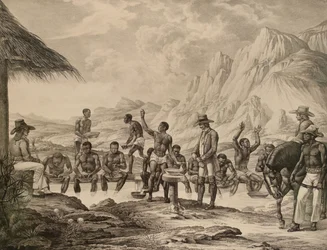 Het wassen van diamanten, Curralinho, 1823-1831