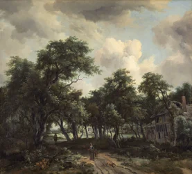 Hut tussen bomen, ca. 1664