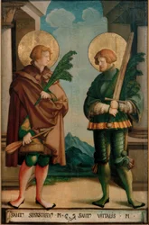 De heiligen Sebastian en Vitalis