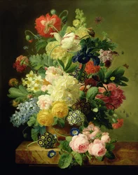Vaas met bloemen