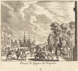 Piazza di Spagna, Napels