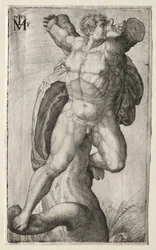 De gekruisigde man, 1550