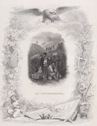 De smokkelaars, uit The Songs of Béranger, 1829