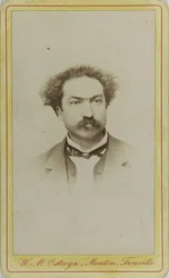 Portret van de componist Robert Planquette 1848-1903, ca. 1880