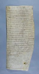 Privilege van Clovis III verleend aan de Abdij van Saint-Denis