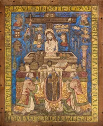Messe de Saint-Grégoire / Verenmozaïek, Mexico