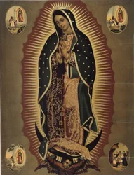 Voorstelling van de Maagd van Guadalupe, patroonheilige van Mexico