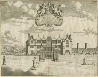 Keele Hall: kopergravure, nd [1653-1686]