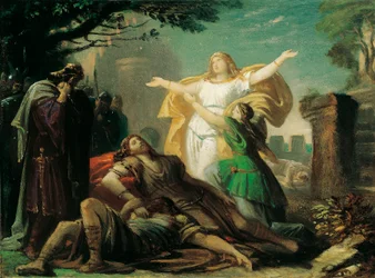 Decorontwerp voor Tristan en Isolde door Richard Wagner