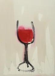 Claret, 2016 (aquarel op papier)