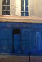 La Corde Pincée, 2015 (aquarel op papier)