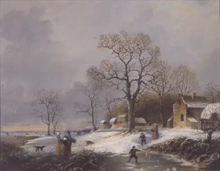 Nederlandse Winterscène